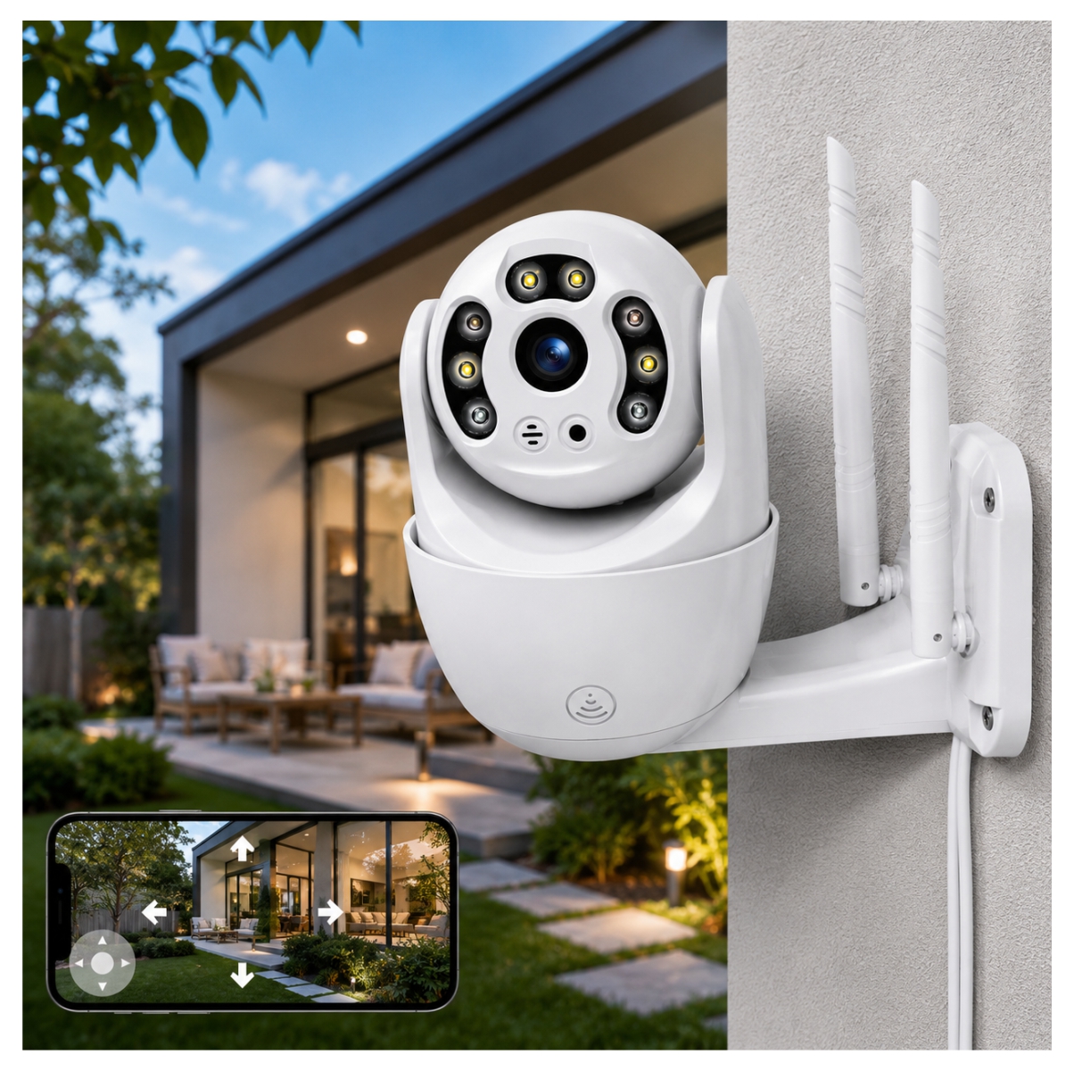 Camara Full Hd 2 Antenas Q21S V380pro